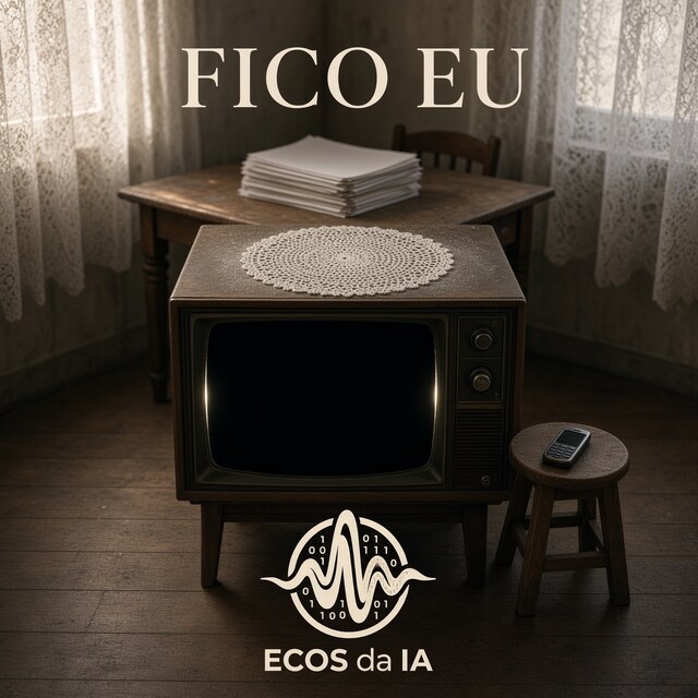 Capa do single Fico Eu de Ecos da IA
